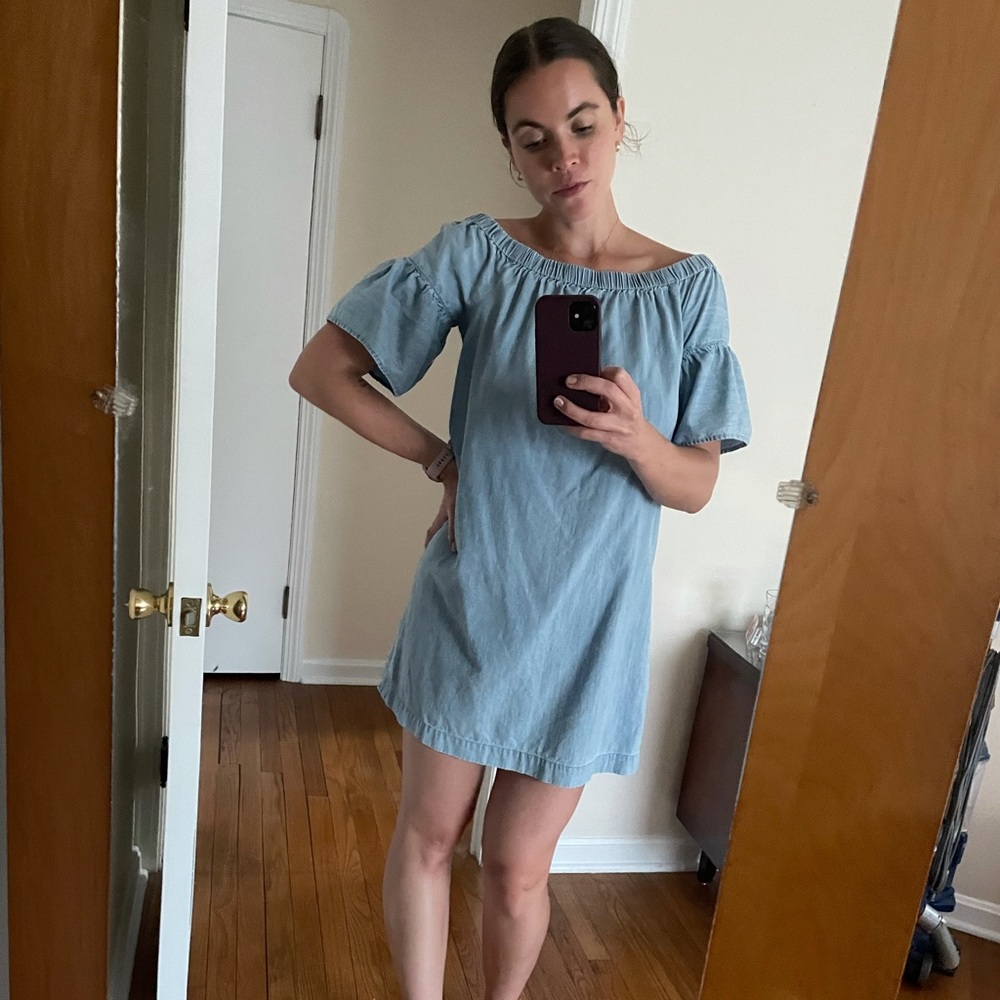 Madewell Chambray Dress
